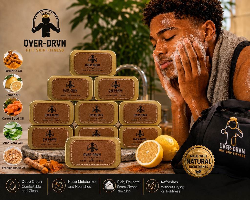 OVER-DRVN™ Turmeric • Lemon • Kojic Soap

Cleanse. Refresh. Elevate.