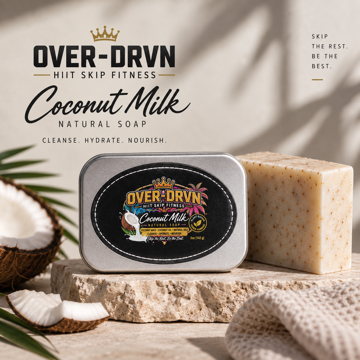 OVER-DRVN™ Coconut Milk Natural Soap